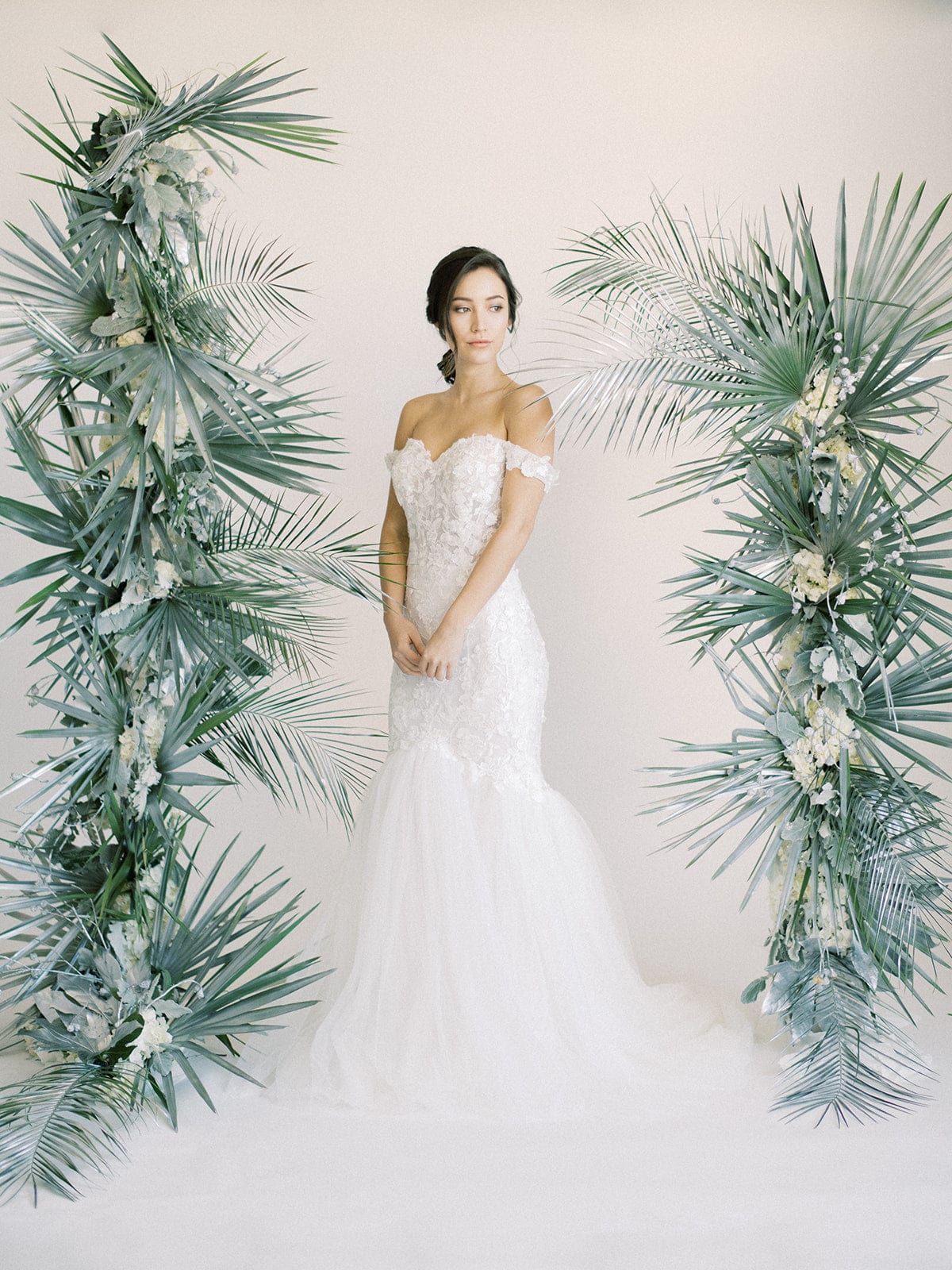 Sparkle Off The Shoulder Mermaid Bridesmaid Dresses Sparkly Lace