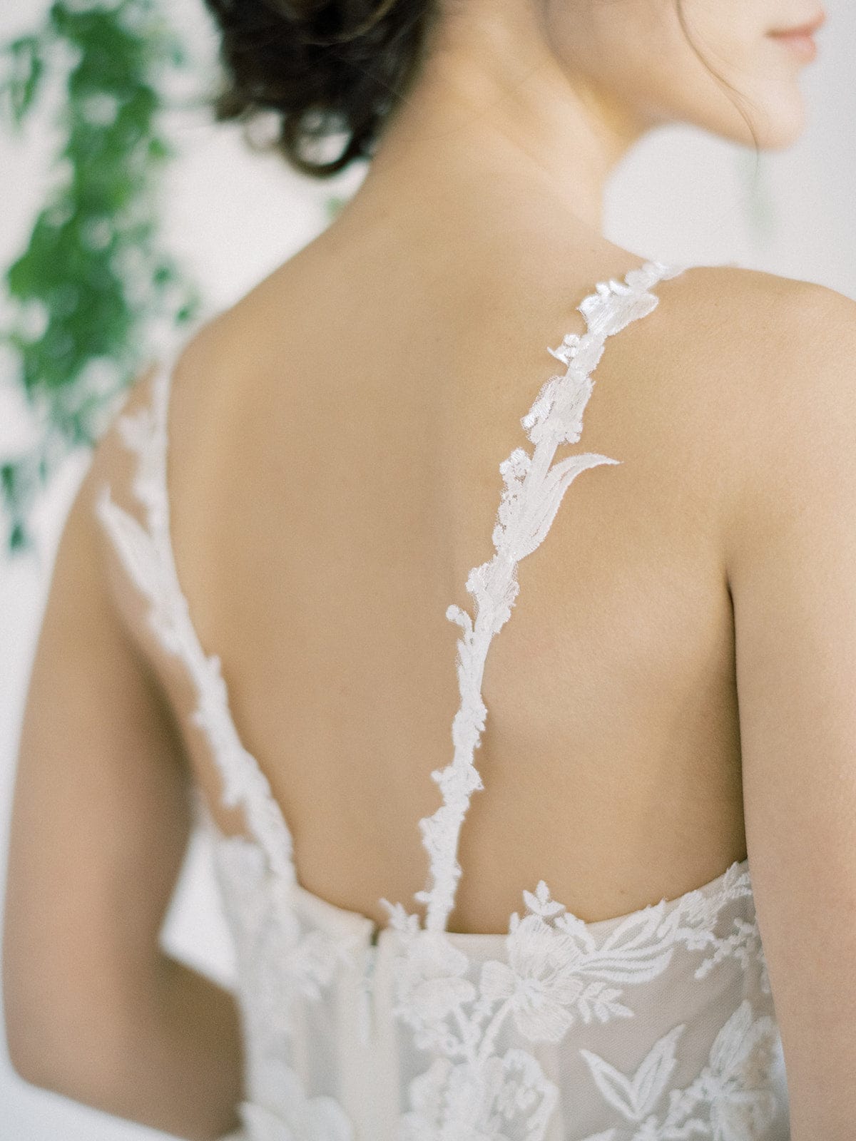 Tulle - A-Line Square Neck Corset Wedding Dress Spaghetti Straps